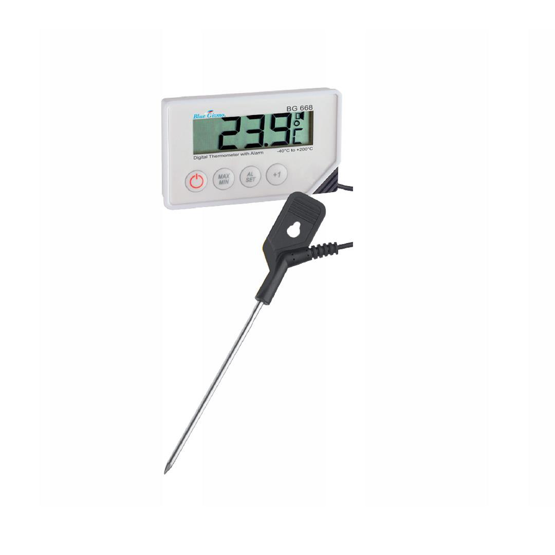 Digital Thermometer With Alarm Bg 668
