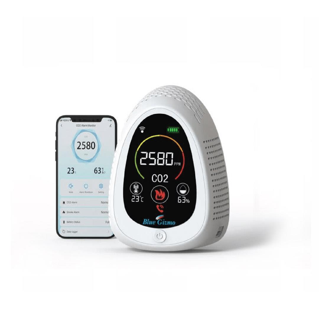 Iaq Meter With Co2 & Smoke Detector Bg88-Iaq